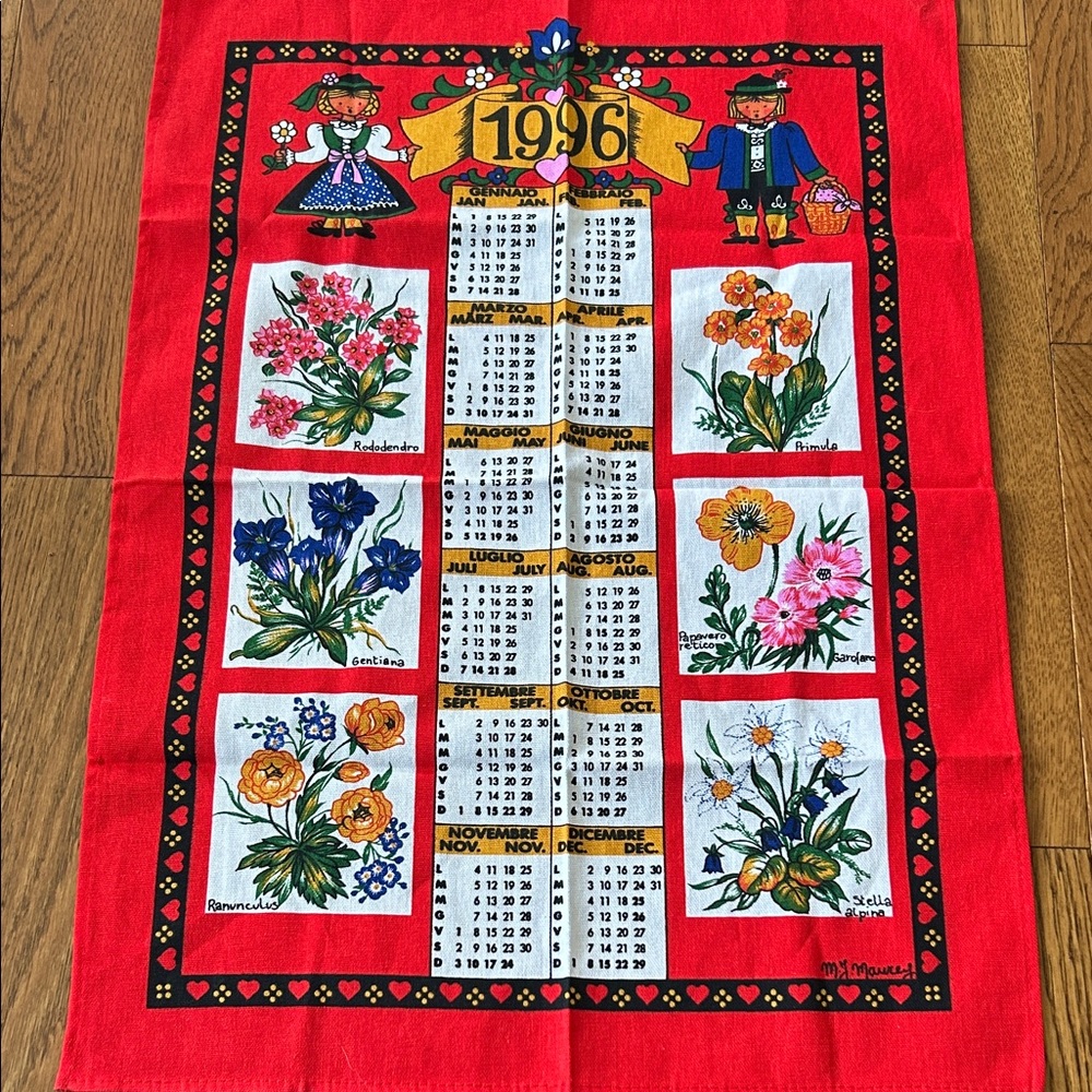Cotton Tea towel 1996